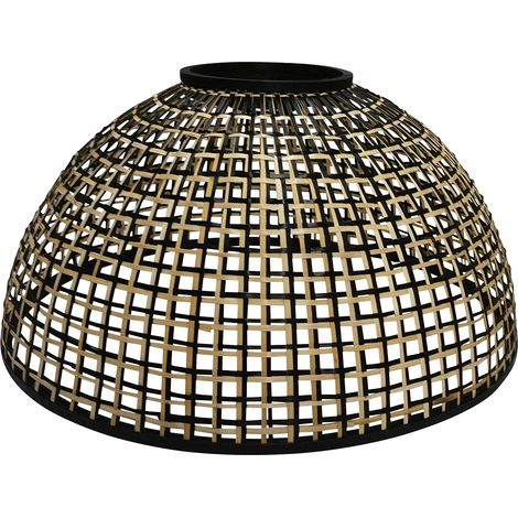 Anne Lighting - paralume - Lampenkappen - nero - bambù - Ø 60cm -