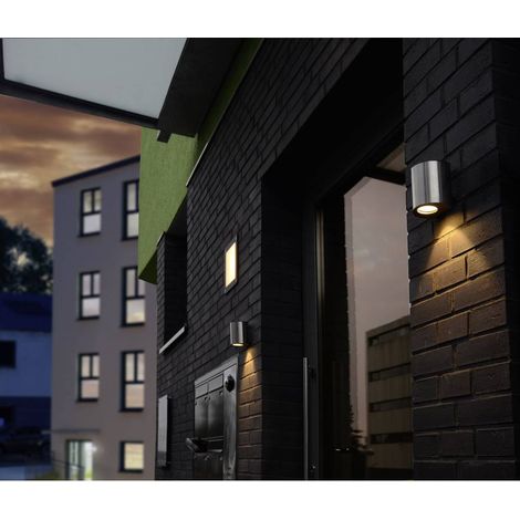 Lutec Ilumi ST5010 Lampada da parete per esterni a LED 6 W acciaio inox (1/4)