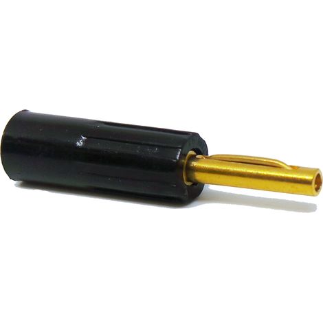 Fiche banane RS PRO Noir Mâle 16A 50V
