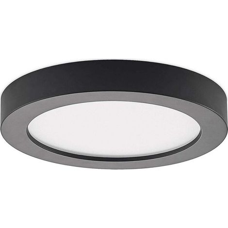 Lámpara de techo LED regulable Edwina en aluminio: ideal para baños, diseño moderno e iluminación suave.