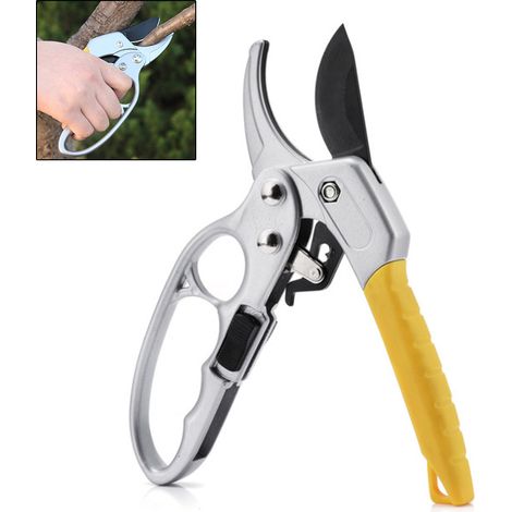 Sécateur de jardin - Outils de jardinage - Sécateur en acier à haute teneur en carbone pour un travail sans effort - Sécateur pour plantes et branches