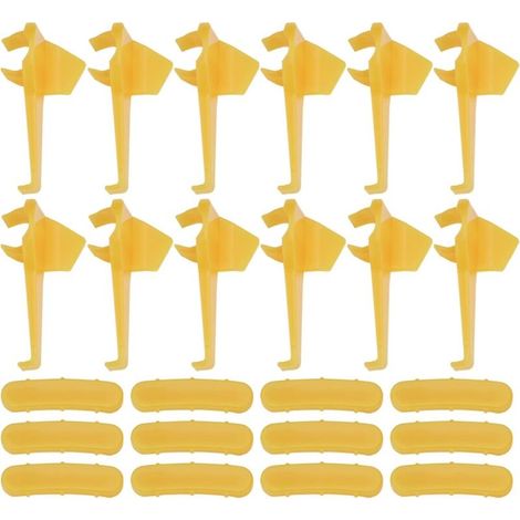 12 Protecteurs de Lot de Changeur de Pneus de Voiture Support de Machine de Changement de Pneus Tête de Canard Protection de Jante de Roue pour Outils de Réparation de Pneus Et de Roues (1/5)