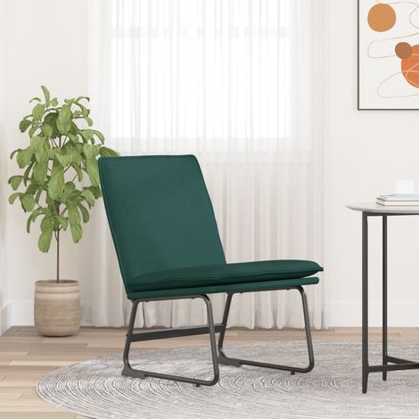 Loungesessel Dunkelgrün 52x75x76 cm Stoff