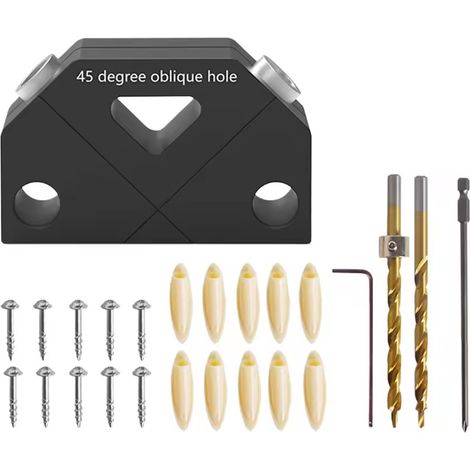 Outil de perçage multifonctionnel pour la maison, outil de positionnement et de perçage pour le travail du bois