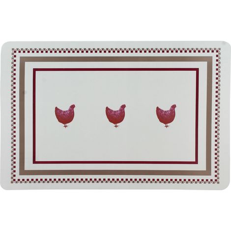 Lot de 12 sets de table, GALLINA (1/2)