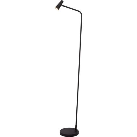 Lucide STIRLING - wiederaufladbare Stehlampe - Akku/Batterie - LED 3 StepDim - 1x3W 2700K - Schwarz (1/5)