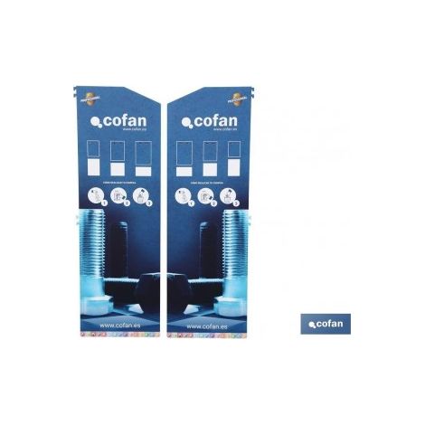 LATERALES PARA EXPOSITOR GONDOLA 400 x 1450 MM (2 PIEZAS) (1/3)