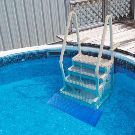 Tapis antidérapant pour échelle de piscine 9 x 35,4 pouces - protection d'escalier de piscine (1/2)