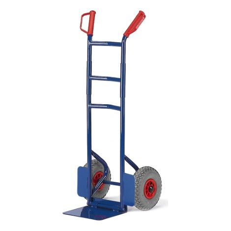Rollcart Klapp-Stapelkarre aus Stahlrohr 300mm Schaufelbreite Vollgummi