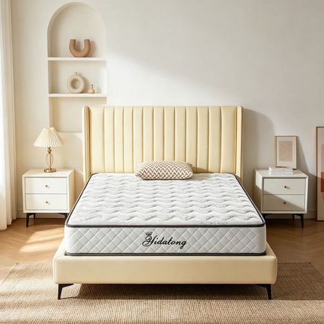 Matelas 90x200 cm - Épaisseur 28 cm - Accueil Mousse à Mémoire de Forme - Fermeté Moyenne - 8 Zones - Sommeil Isolé - Durable (1/5)