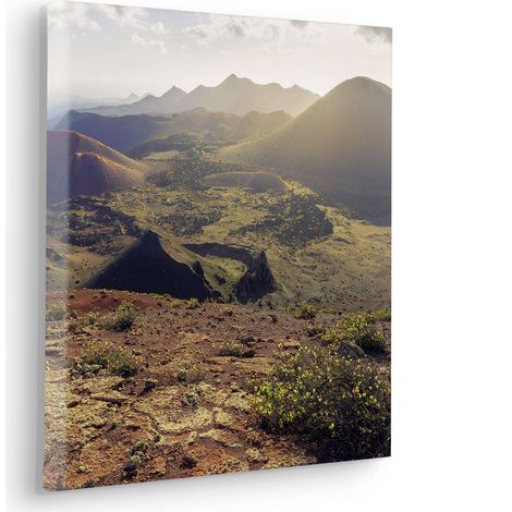Komar Canvasbild Coloured Earth - 40 x 40 cm - Bild auf Keilrahmen - Naturmotiv (1/2)