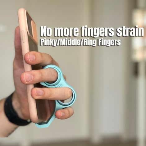 Support‑poignée de téléphone ergonomique multifonction tout‑en‑un, support portable jouet anti‑stress pour usage quotidien (1/3)