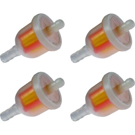Filtre essence universel 5mm - 6mm pour tondeuse et motoculteur – Accessoire en plastique – Assure un bon fonctionnement moteur