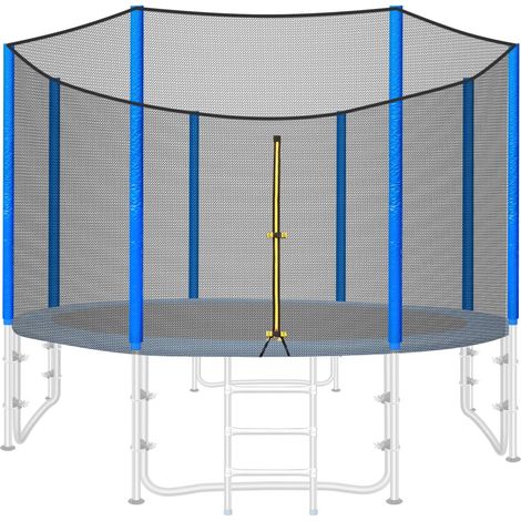 LIFERUN Net de remplacement du trampoline, trampoline de jardin, filet de remplacement résistant aux UV, filet de protection ronde pour le diamètre du trampoline de jardin 366 cm, adapté à 6 poteaux (1/5)