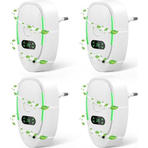 Purificateur d'air - TTLIFE - Mini ioniseur - Lot de 4 - Portable 8,5x5 cm - Jusqu'à 60 m2