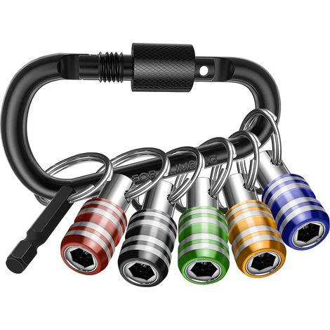 Bit Holder, 1/4 Hex Shank Screwdriver Bit Holder 6 Pcs (1/5)