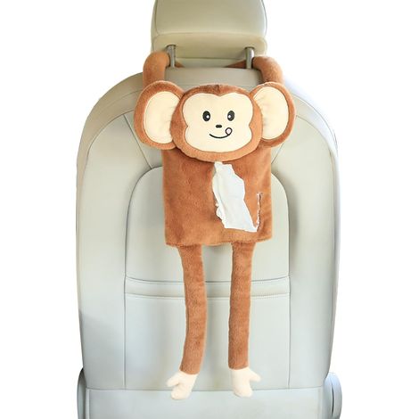 Porte-mouchoirs pour voiture - Porte-mouchoirs en cuir synthétique pour siège arrière, organiseur de rangement de serviettes pour homme et femme (1/5)
