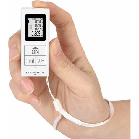Portable Laser Distance Meter, Mini Digital Rechargeable Infrared Distance Meter, Home Use Distance Meter Tool 25M, 1 pcs (1/5)