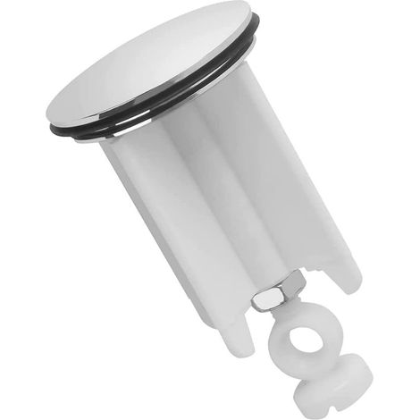 Bouchon D Évier - En Laiton Chromé - Diamètre 40 mm - Pour Éviers Cuisine Et Salle De Bain - 1 Pièce (1/5)
