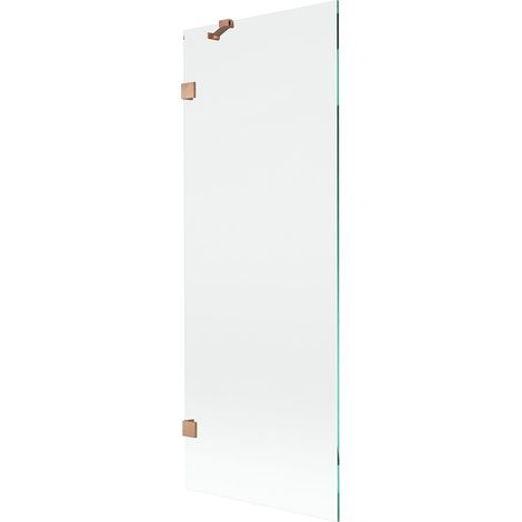 Mexen Lunar mampara de bañera de 1 hoja 70 x 150 cm, transparente, cobre cepillado - 897-070-000-65-00 (1/5)