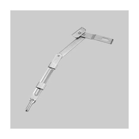 PALETTO A SALDARE A LEVA 305 COMBI - ZINCATO 2 SNODI DOPPIA GUIDA PASSANTE MM 455 - 5 pezzi