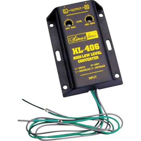 Convertisseur de niveau haut/bas Sinuslive HL-406 (1/2)