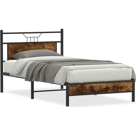 Maison Exclusive - Estructura de cama sin colchón madera roble ah