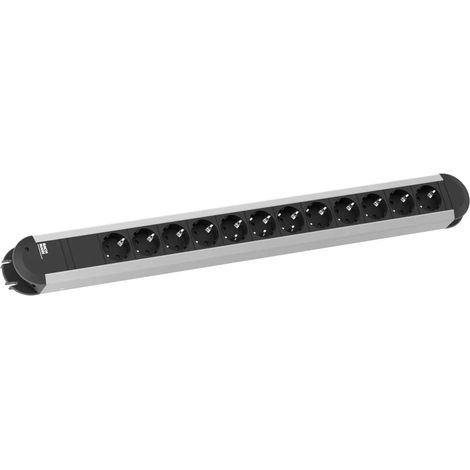 [NEUWERTIG] B-Ware Bachmann Primo Steckdosenleiste Netzleiste Mehrfachsteckdose Aluminium 175 Cm