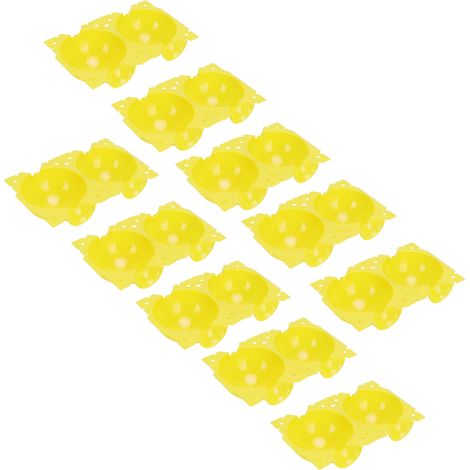 Dispositif réutilisable d'enracinement de plantes, boîte de multiplication par pression, boule de greffage jaune, taille S, lot de 10 (1/5)