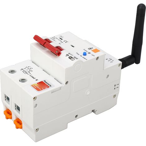 2-poliger 63-A-WLAN-Leistungsschalter, intelligenter Schalter mit Fernsteuerung per App, kompatibel mit Tuya und RS485, 230 V Wechselstrom, 50/60 Hz (1/5)