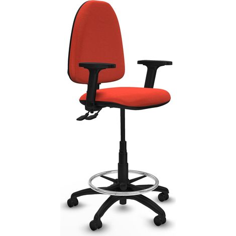 Piqueras y Crespo B2D01RP Chaise de Bureau Orange Foncé