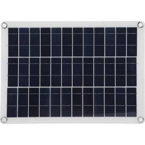 Panneau de charge solaire 15W 12V, panneau solaire professionnel efficace en silicium monocristallin pour caméra de Surveillance, sonnette (1/5)