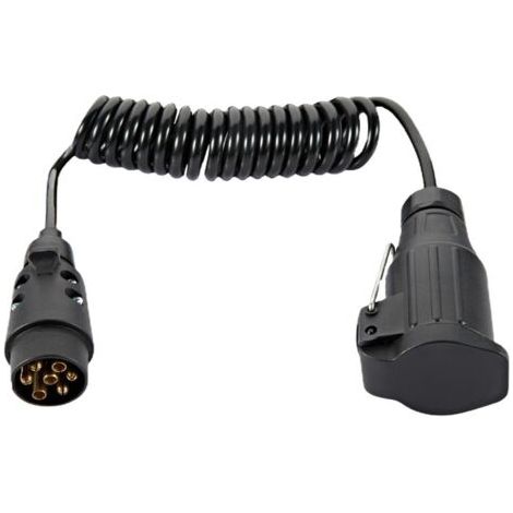 Câble d'extension pour remorque, prise 7-13 broches, câble d'extension 12 V avec connecteur pour accessoires de remorque. (1/4)