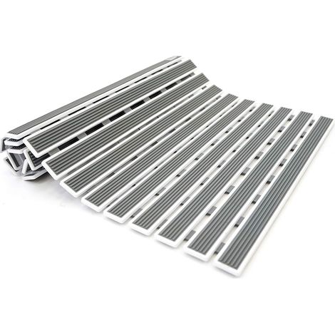 Tapis de Baignoire Antidérapant - 62x40cm - Accroche Fiable avec 126 Ventouses - Tapis de Bain Antifongique - pour Cabinet ou Descente de Douche - Hygiénique et Sûr - Séchage Rapide (1/5)