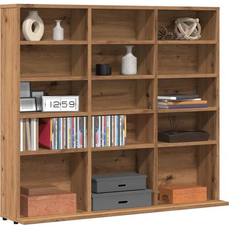 CD-Regal Artisan-Eiche 100x23x89,5 cm Holzwerkstoff
