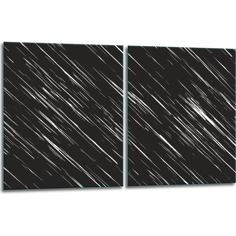 TAGLIERE IN VETRO 2x40x52 STRISCE (1/5)