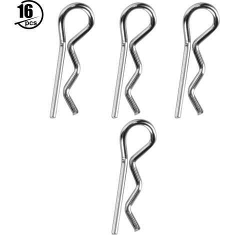 16 pièces attaches en forme de R pour carrosserie, compatibles modèles HS 18301 18302 18311 18312, voiture RC 1/18 (1/5)