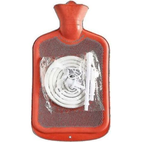 Colon Cleanse Enema Bag With Tubing Water Bottle Shower Douche & Home Adult Enema Kit