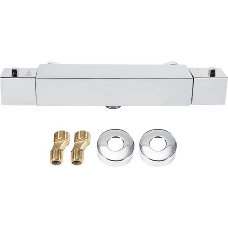 Robinet mitigeur thermostatique carré G1/2 po pour douche de salle de bain (1/5)