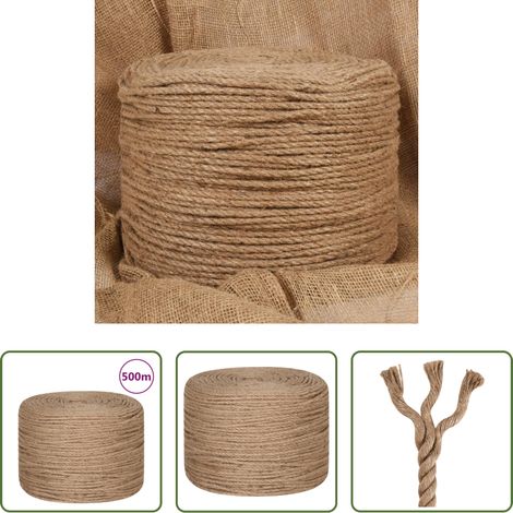 Jute Seil - Seil 100% Jute 8 mm 500 m (1/5)