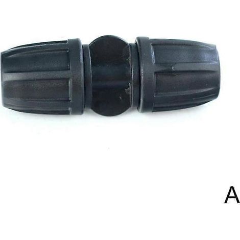 Raccord de tuyau PE 16 mm à verrouillage, raccord d'arrosage/bouchon coudé double 1/2 pouce pour tuyau d'irrigation. Entretien, révision, réparation ou accessoires F