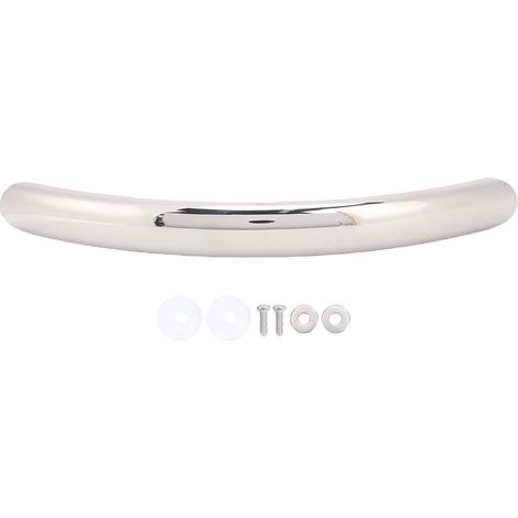 Maniglione di sicurezza antiscivolo in acciaio inox per doccia, ideale per anziani, bagni e spa, 29 x 3 cm. (1/5)