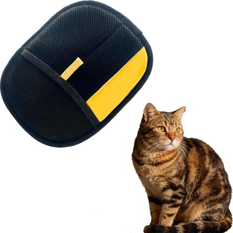 1 Gant Anti-Poils, Tissu Électrostatique, Maille Respirante, Pour Chat Chien Canapé Tapis (1/5)