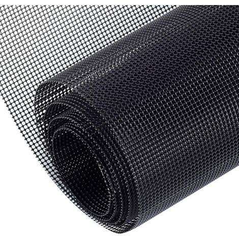 Treillis en acier inoxydable revêtu de PVC, treillis en acier inoxydable 304 de 110 cm x 33 cm en maille d’acier pour aération, cage, grille d’armoire, treillis de jardin de 1 mm (1/5)
