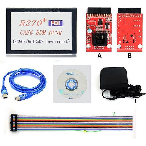 R270+ V1.20 R270 CAS4 BDM Programmeur de clés professionnel avec prise américaine (1/5)