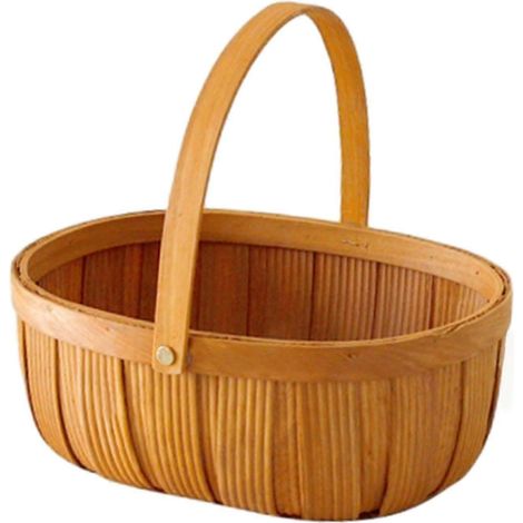 Panier à pain tressé avec anses, panier de rangement champêtre, panier à fruits pour bonbons, panier de mariage, fruits-S (1/5)