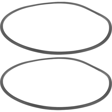 Lot de 2 anneaux protection ronds en caoutchouc pour pieds tabourets (1/5)