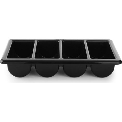 Contenitore per posate GN 1/1, set da 4 pezzi, grigio - Hendi 552308