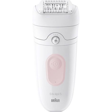 Braun Silk-epil 5-060 Depilatore Bianco, Flamingo