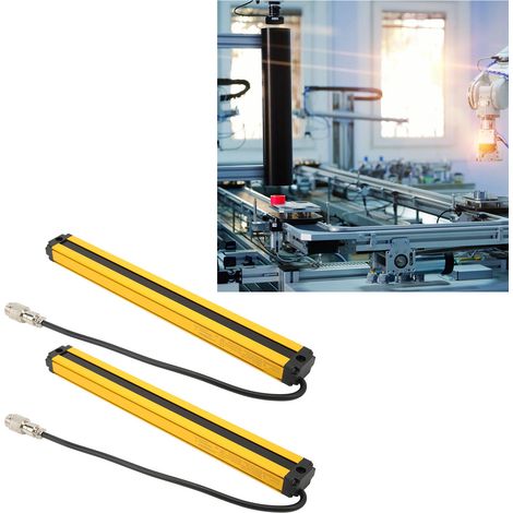 BERM/BEM1220-C-220NB Schutzlichtvorhang, dünner Sicherheitslichtvorhang, Infrarot-Durchlichtdetektor, 20 mm Strahlabstand (1/5)